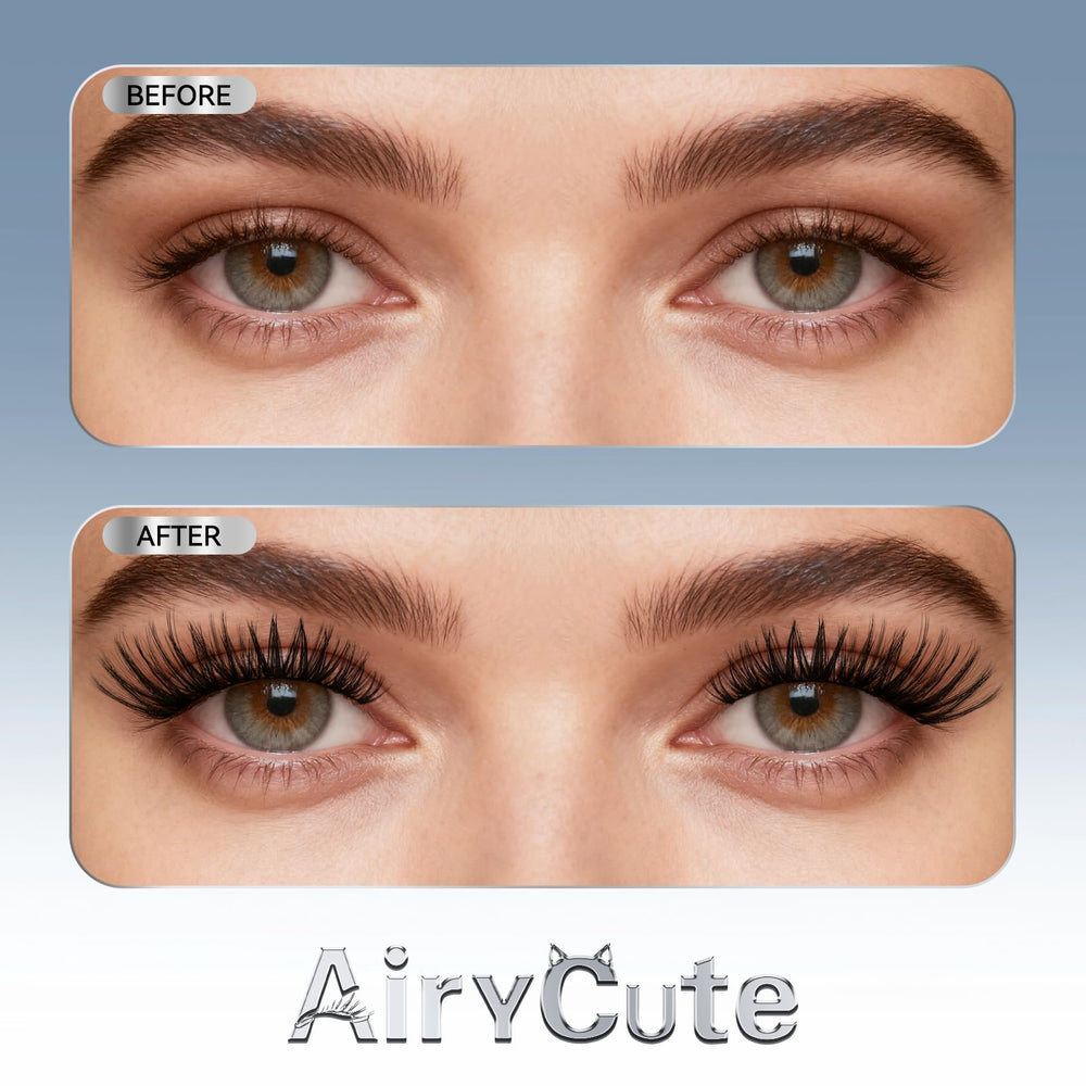 AiryCute easy removal with oil-based remover leaves a clean lash line.