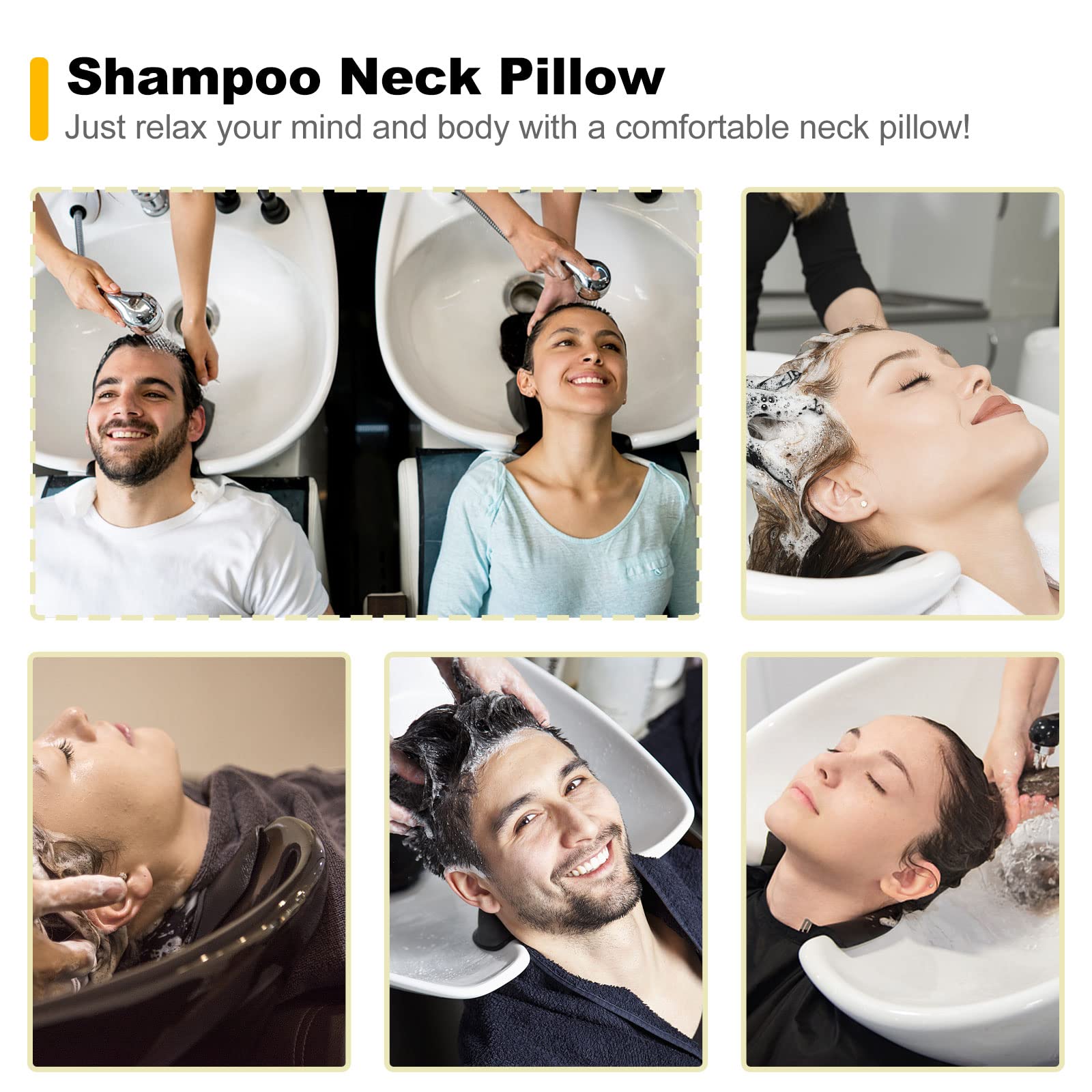 AISEELY moisture-resistant, easy-care neck rest for quick cleaning