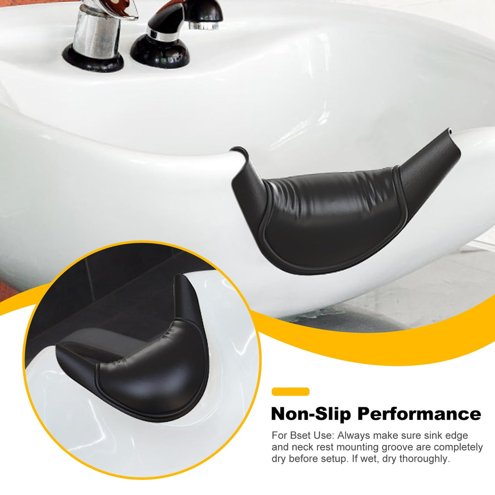 AISEELY non-slip design stays in place during hair washing sessions