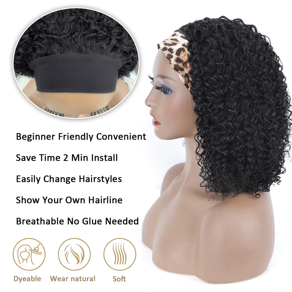 AISI QUEENS 10-inch curly wig offers ready-to-wear versatility