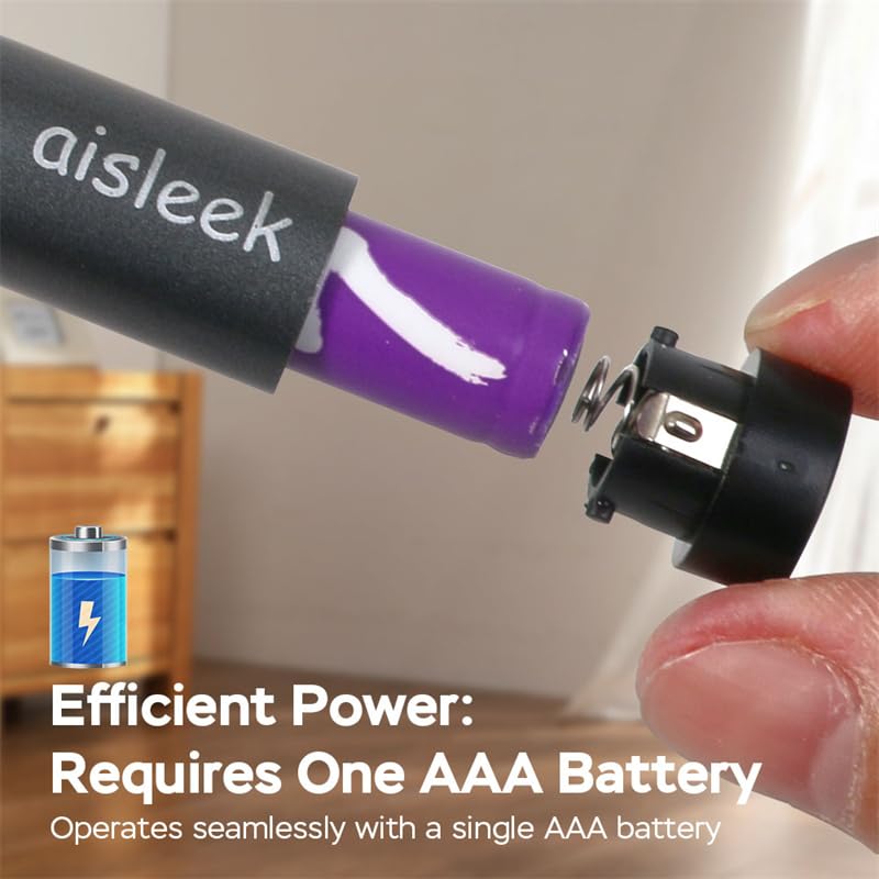 Aisleek battery-powered trimmer with AAA power for cordless grooming