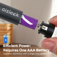 Aisleek battery-powered trimmer with AAA power for cordless grooming