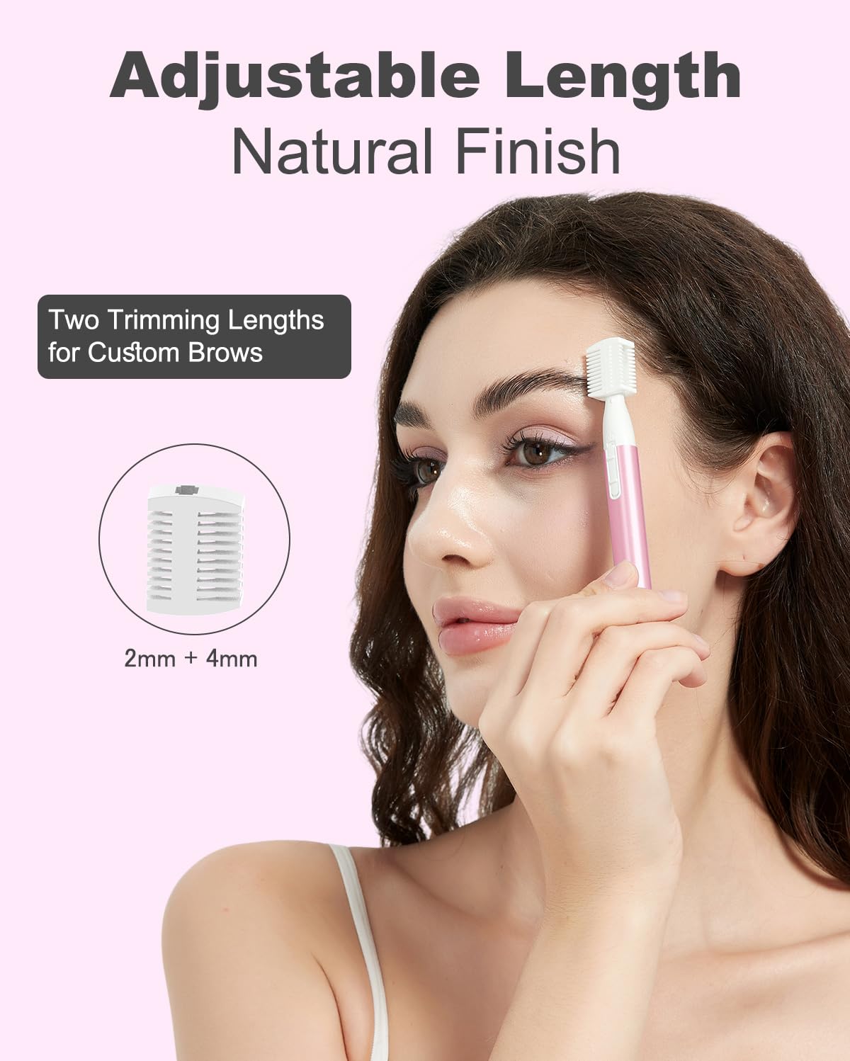 Aisleek Eyebrow Trimmer compact-pen-size fits easily in a purse