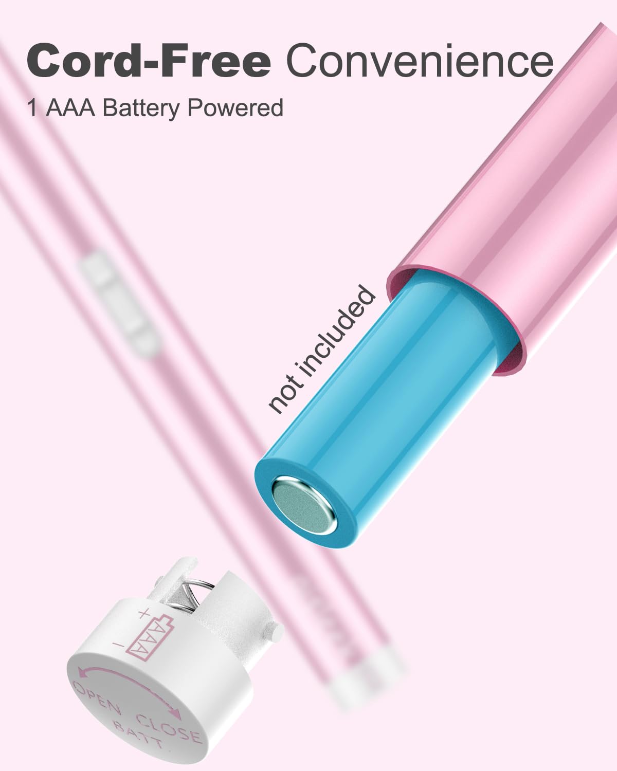 Aisleek Eyebrow Trimmer on-the-go design supports effortless quick touch-ups