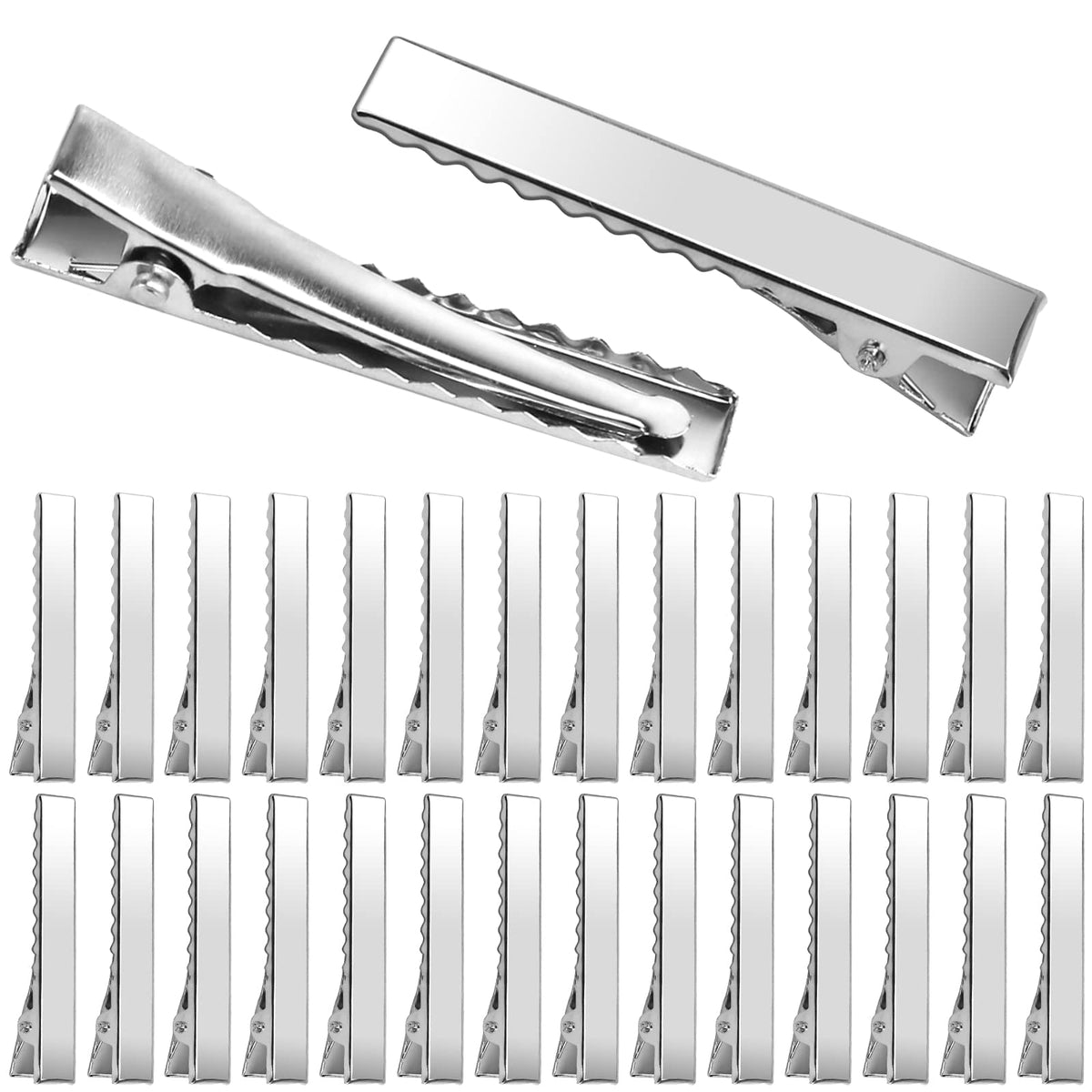 Aisuly alligator hair clips 1.8 inch secure hold for delicate bows.