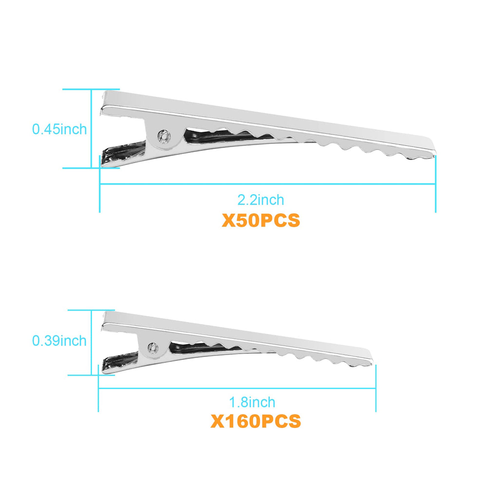 Aisuly nickel plated metal clip with five-turn springs for smooth operation.