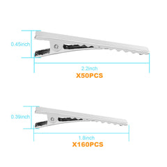 Aisuly nickel plated metal clip with five-turn springs for smooth operation.