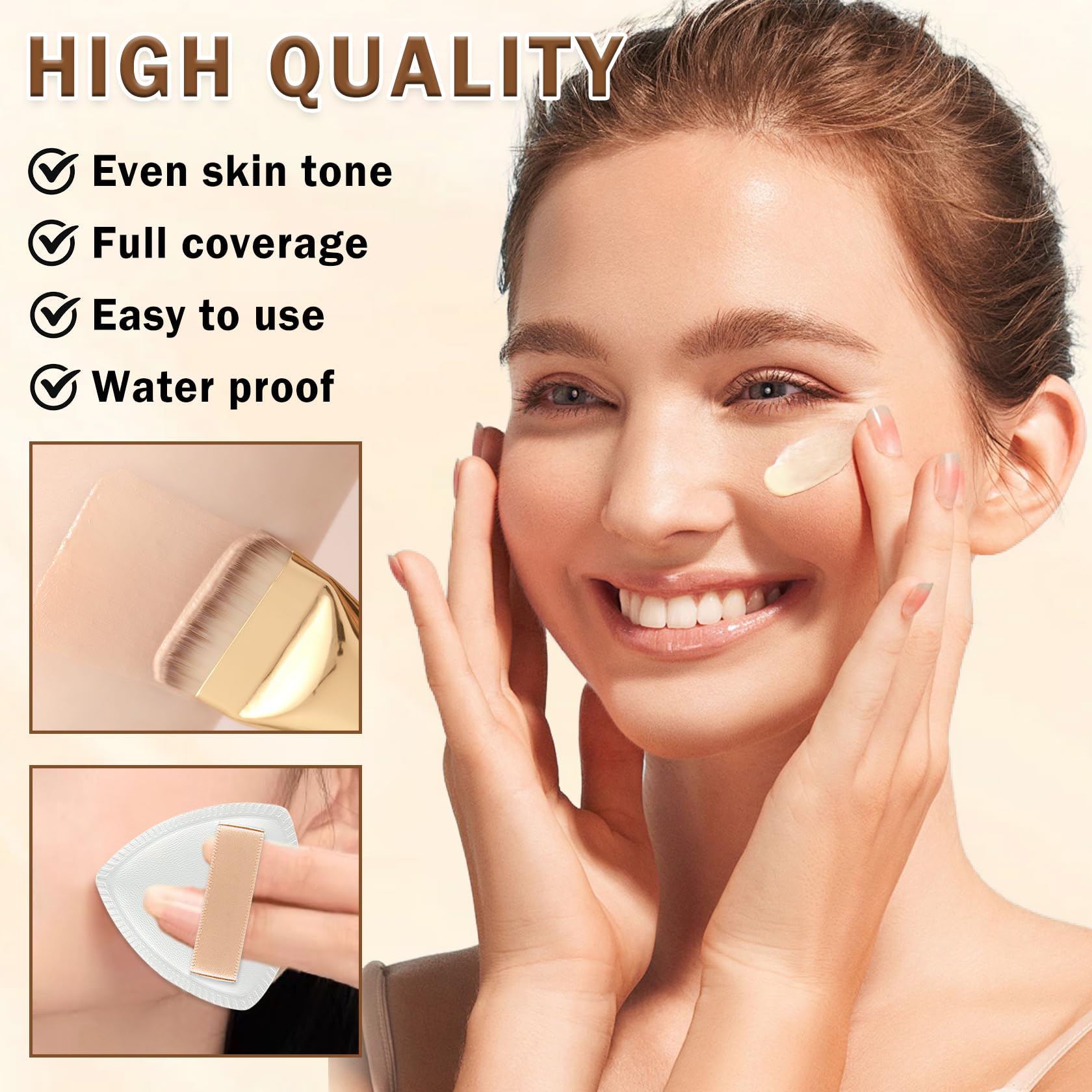 AIUEO Magic Minerals ofrece fijación de larga duración para maquillaje suave.