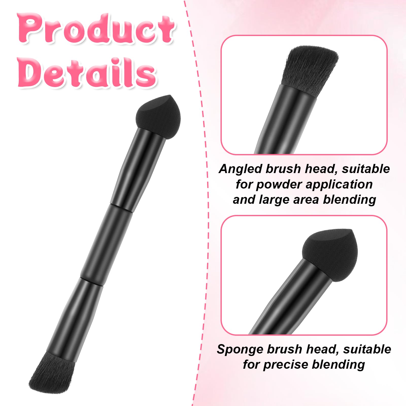 Aiyorse angled brush for natural hairline blending and contouring.