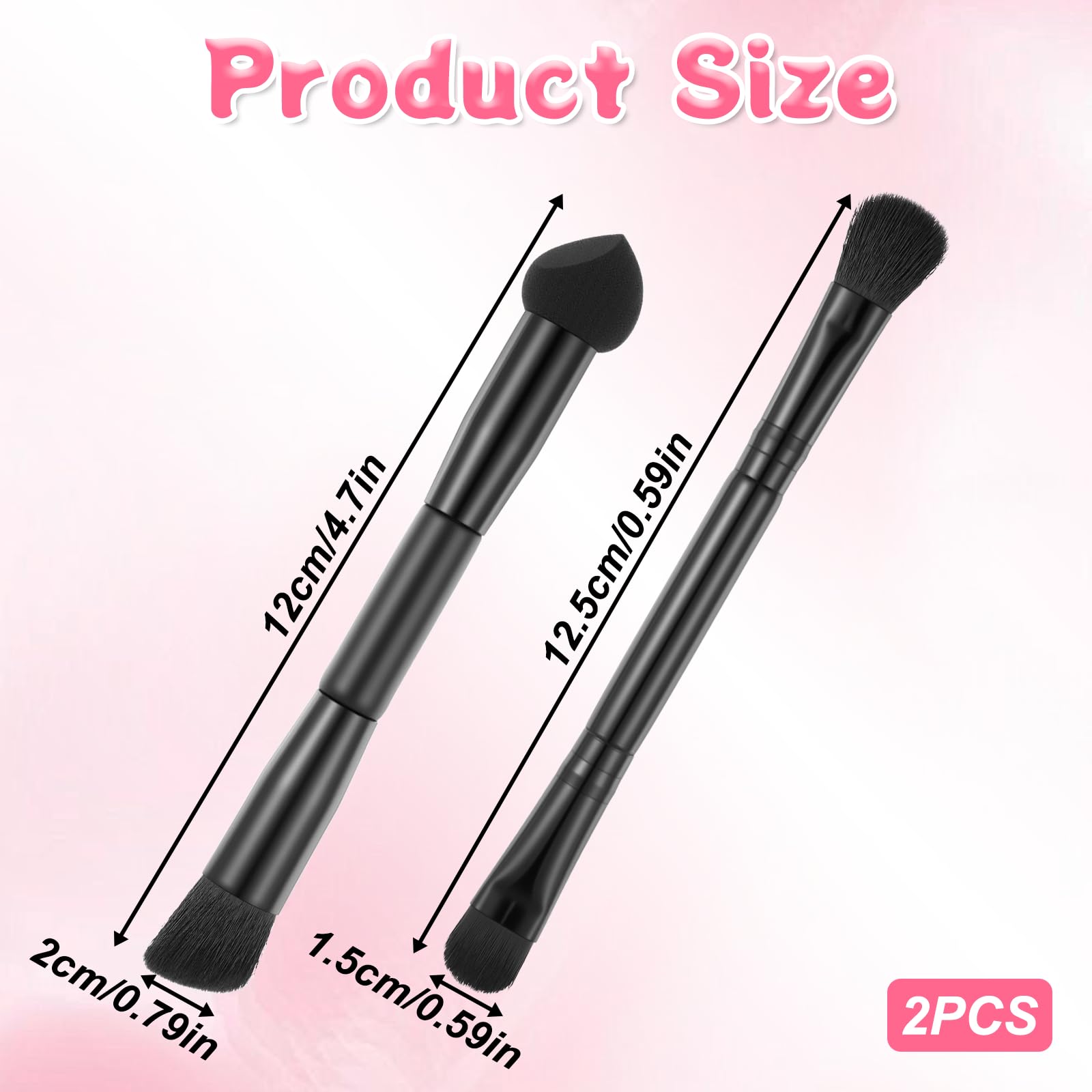 Aiyorse sponge-tip concealer brush close-up showing controlled application.