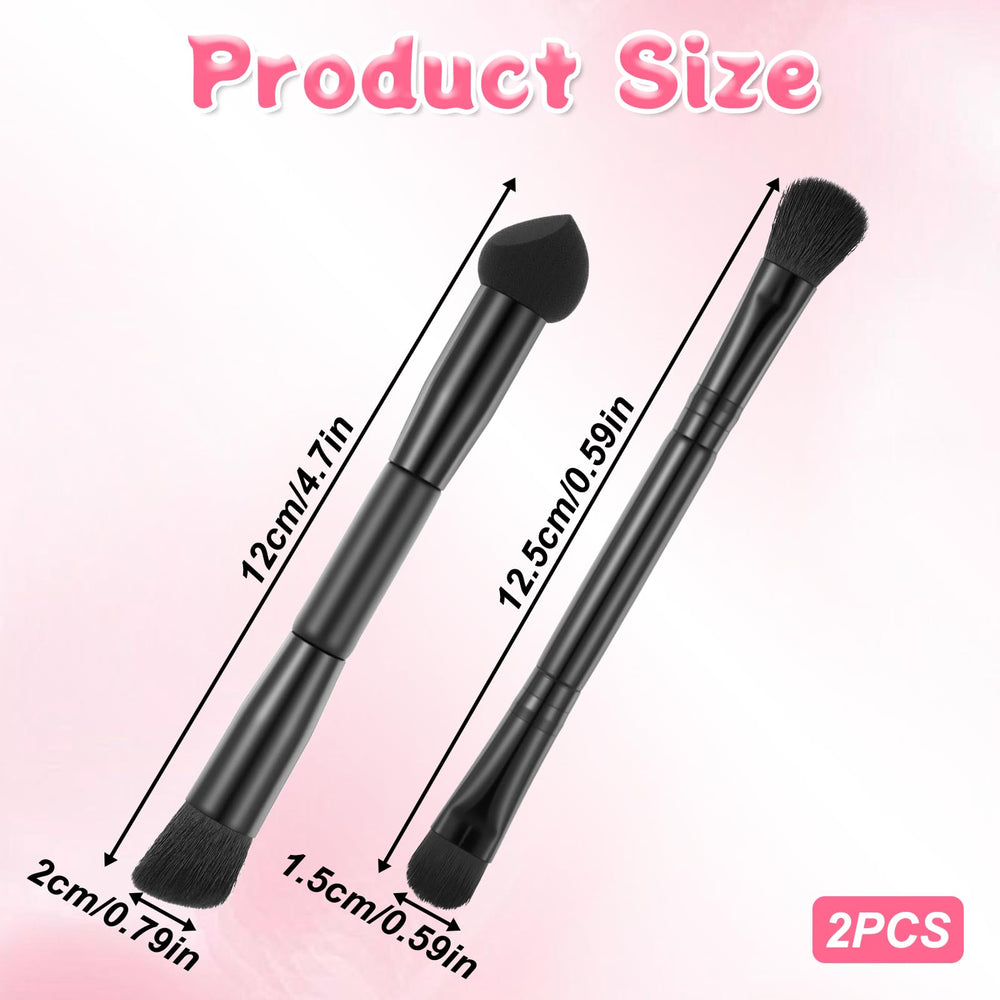 Aiyorse sponge-tip concealer brush close-up showing controlled application.