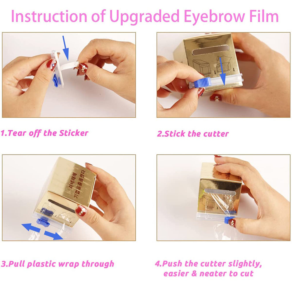AIYUENCICI uso fácil, película ultrafina se adapta a cejas y labios.