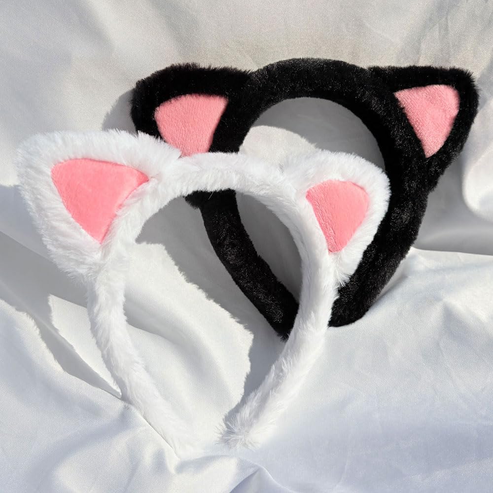 ajdvart cat ears headband 2pack one size fits most for versatile styling