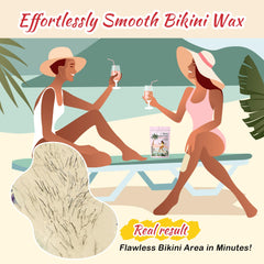 Ajoura bikini area waxing supports gentle, even hair removal.