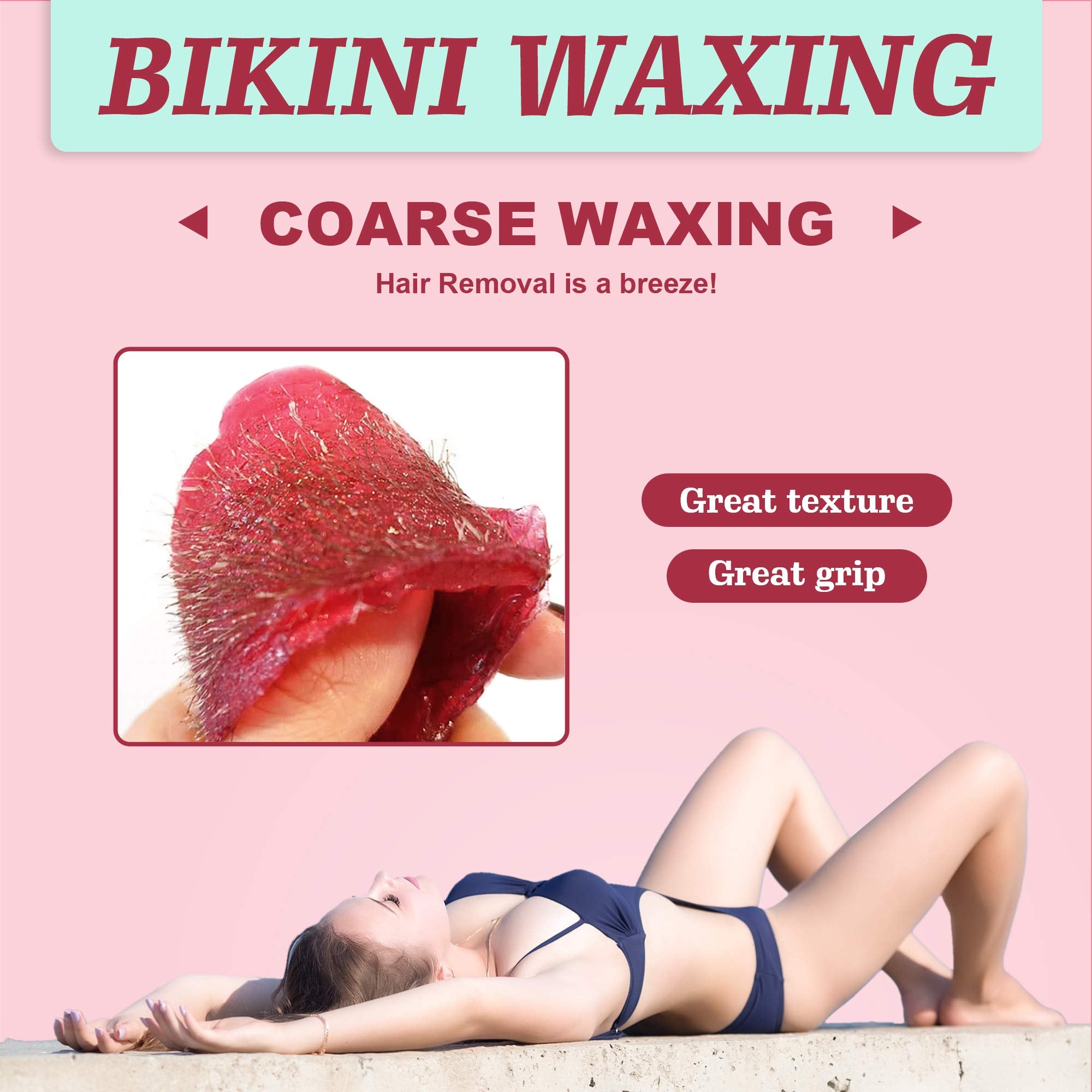 Ajoura wax beads heat quickly for precise application