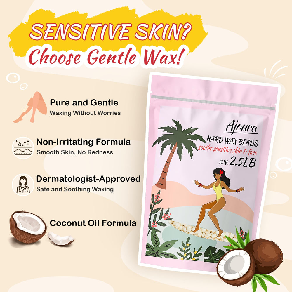 Ajoura legs waxing delivers smooth results with less effort.
