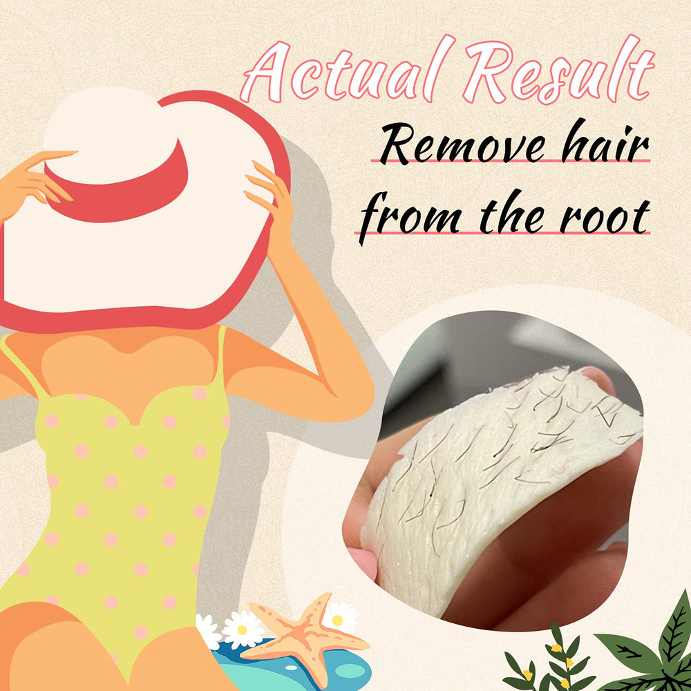 Ajoura wax beads for back and chest waxing at home.