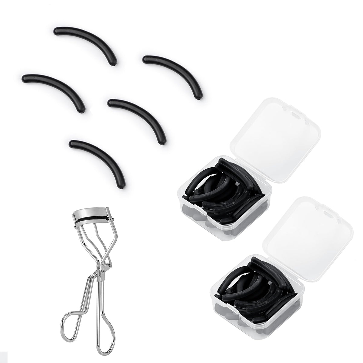 Ajrwiiy 48pcs refill pads for Shiseido-compatible curlers for easy replacement