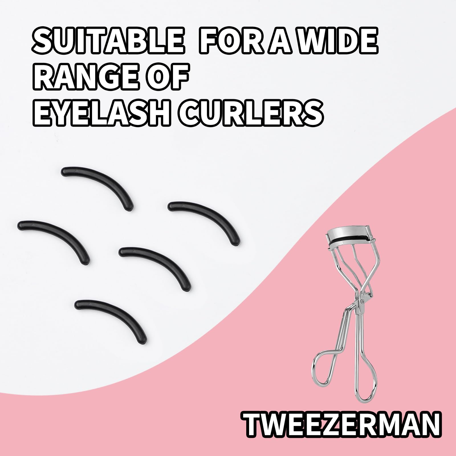 Ajrwiiy soft silicone pads provide gentle curling and lash comfort