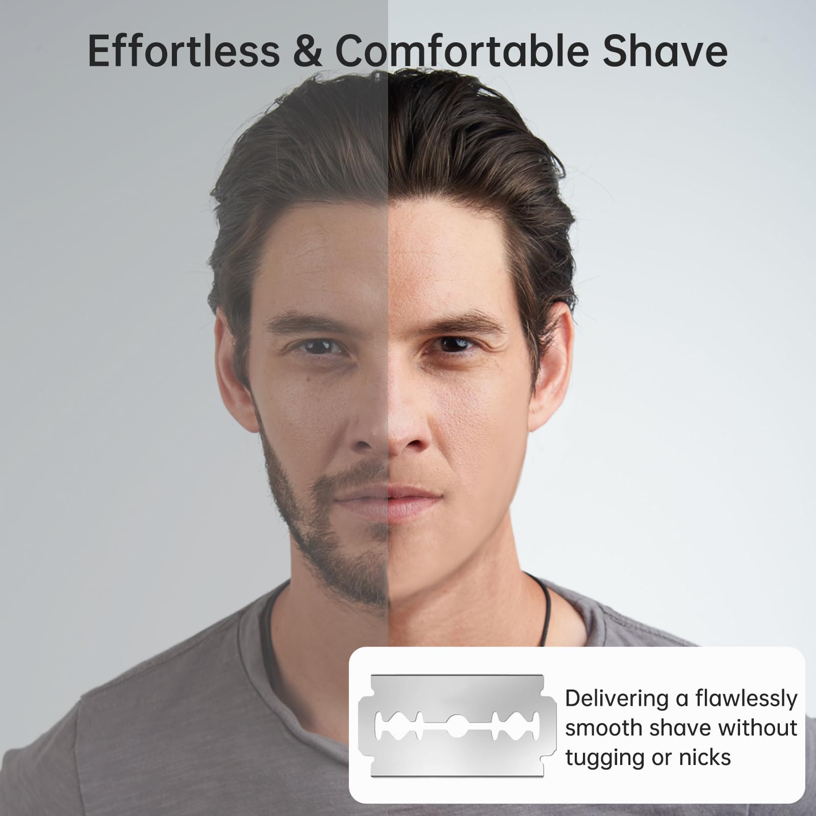 Ajrwiiy stainless steel blades gleaming, built for durability and long-lasting use.