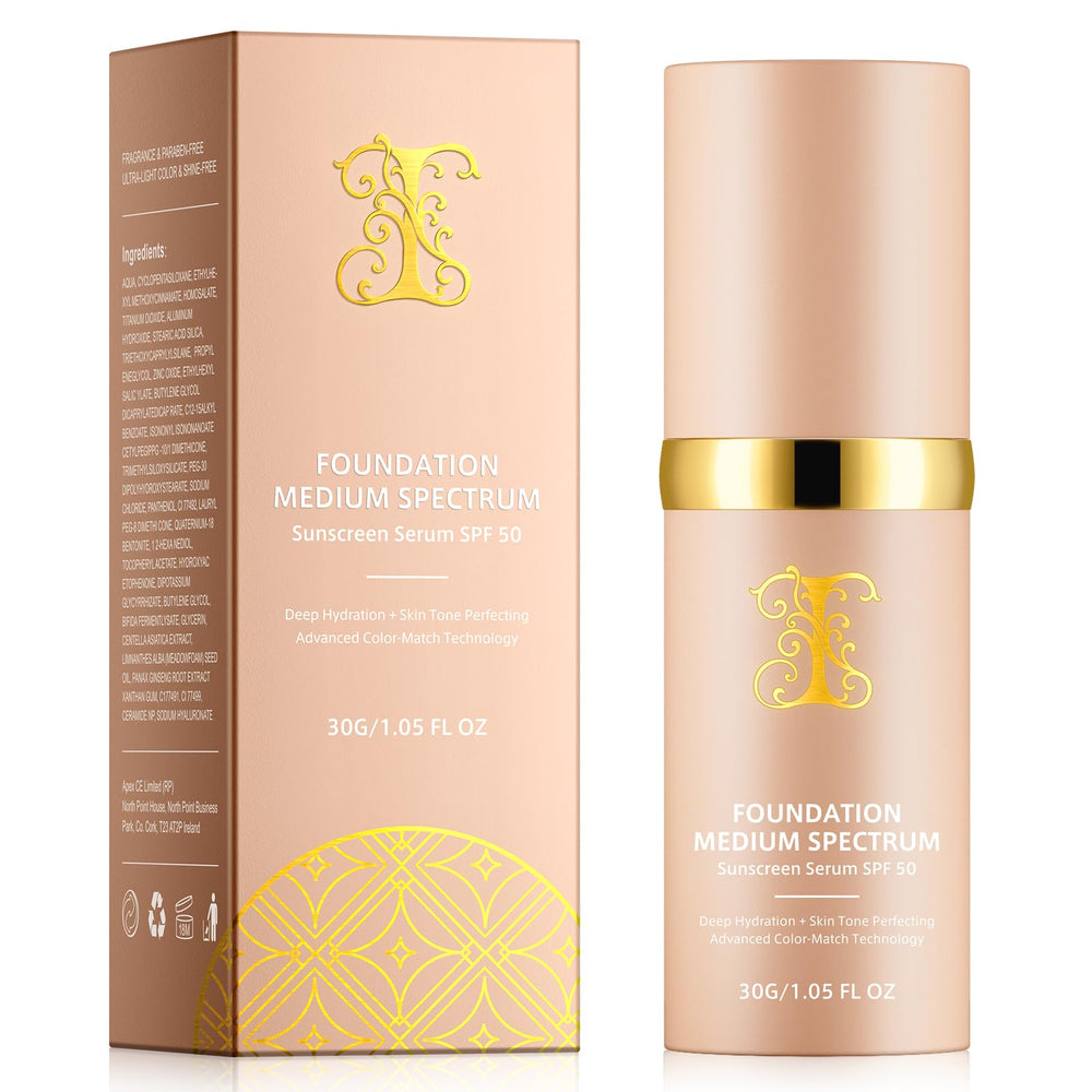 Akareni Color Changing Foundation bottle shows shade-matching for a natural, even complexion.