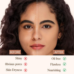 Akareni Color Changing Foundation with SPF 50+ provides sun protection.