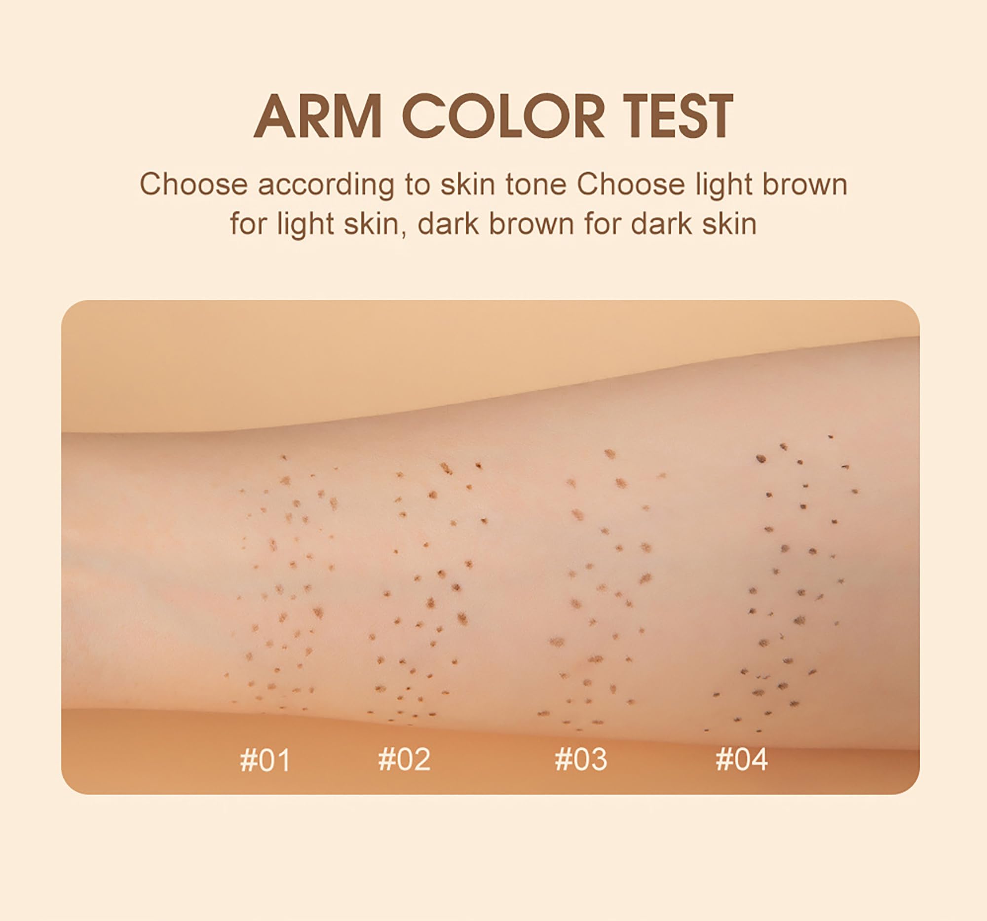 AKARY Freckle Pen long-lasting finish keeps freckles intact all day