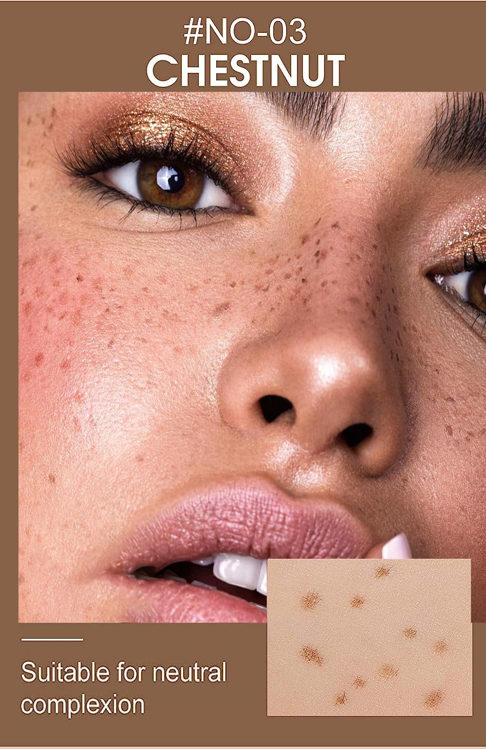 AKARY Freckle Pen soft tip applying freckles for quick coverage