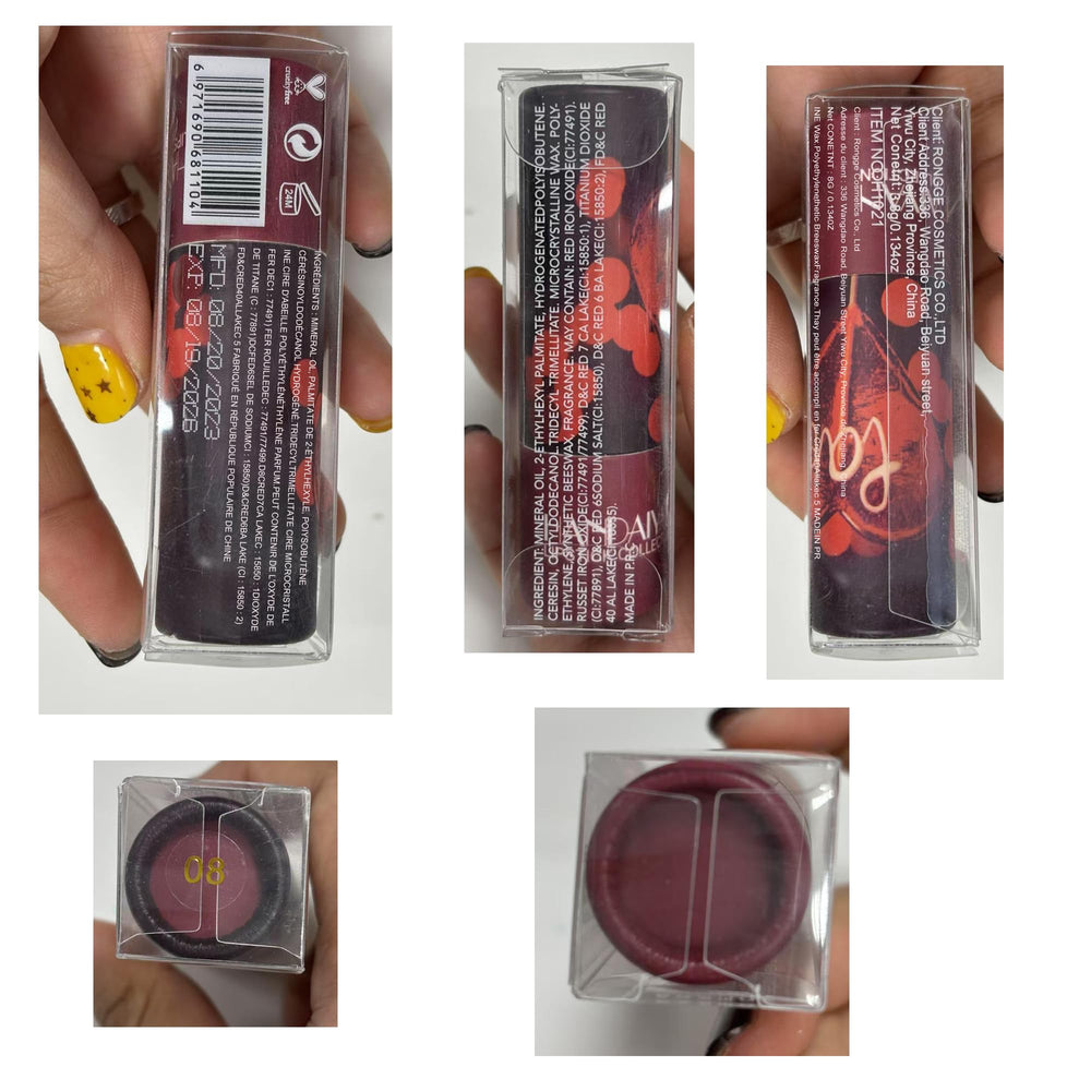 AKARY labial neutro matte gama de 8 tonos neutros para todos los tonos de piel.