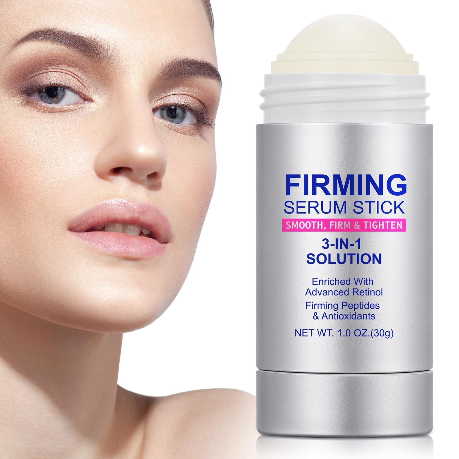 Barrita de Akeeronn Firmeza Retinol para rostro: hidratación suave y cuidado diario.
