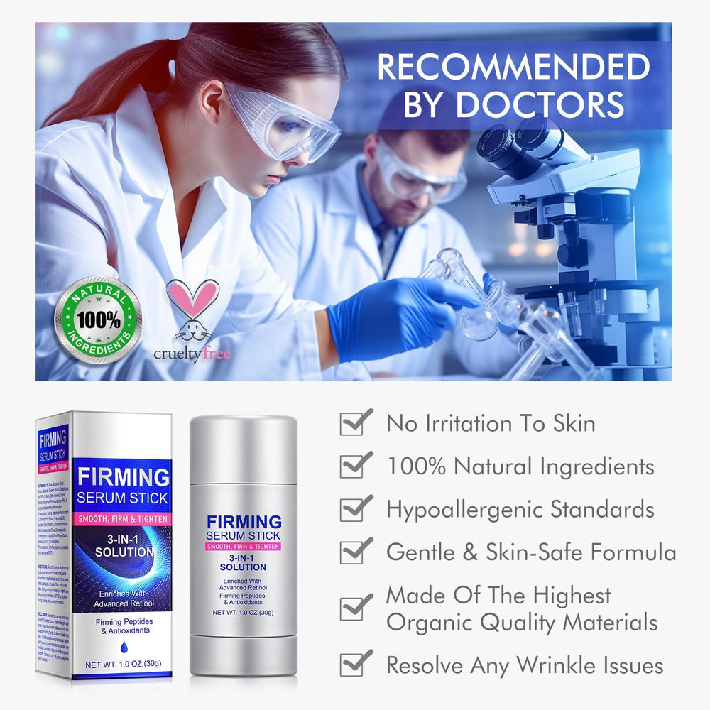 Barrita de Akeeronn Firmeza Retinol: envase portátil para retoques en cualquier lugar.
