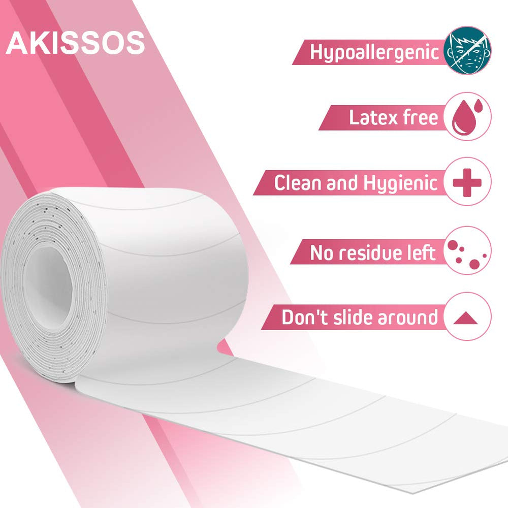Akissos hypoallergenic material minimizes irritation for sensitive eyes during lash work.