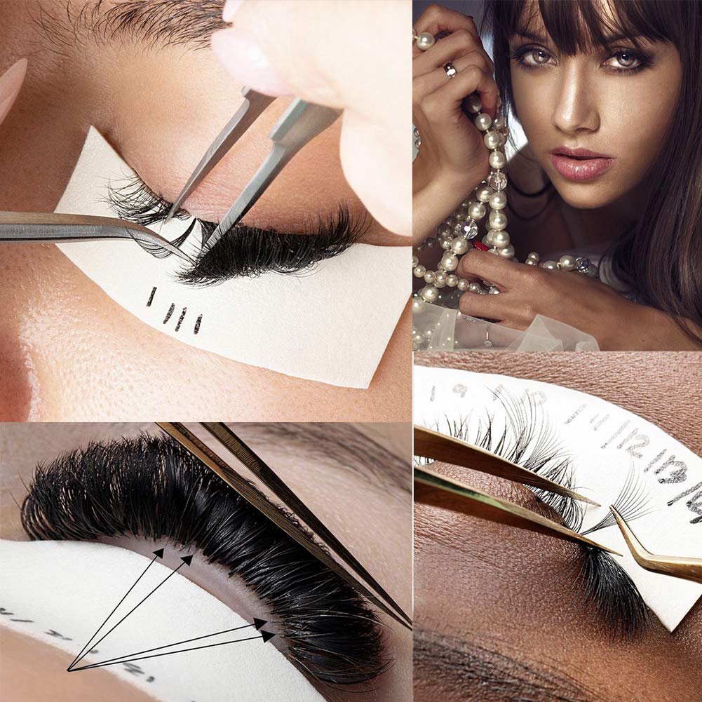 Akissos waterproof eye pads stay in place during lash services.