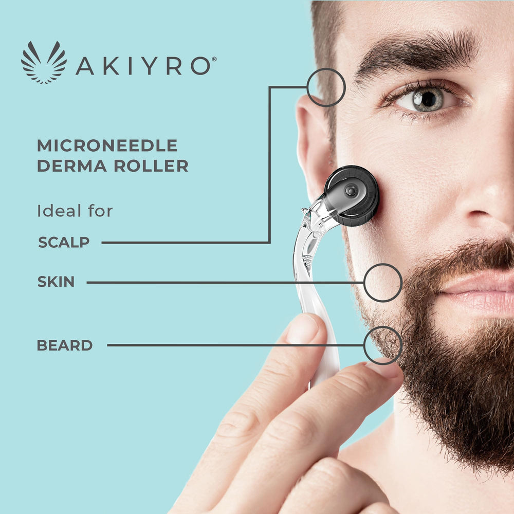 AKIYRO Derma Roller on scalp care for routine refresh