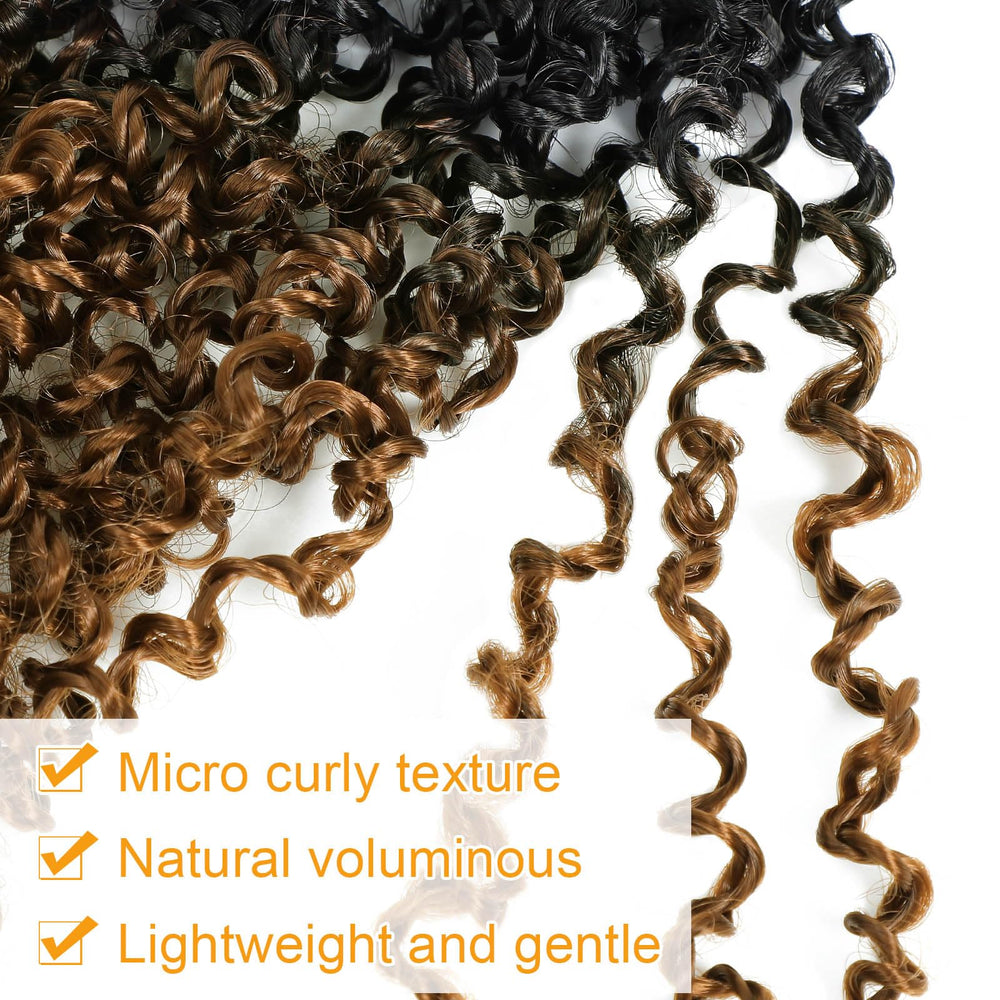 Aksice Boho crochet braids for full head coverage and style versatility