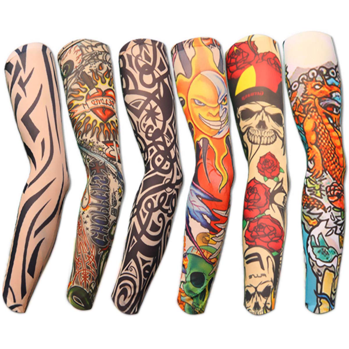 Manga Akstore tribal multicolor para disfraces y fiestas