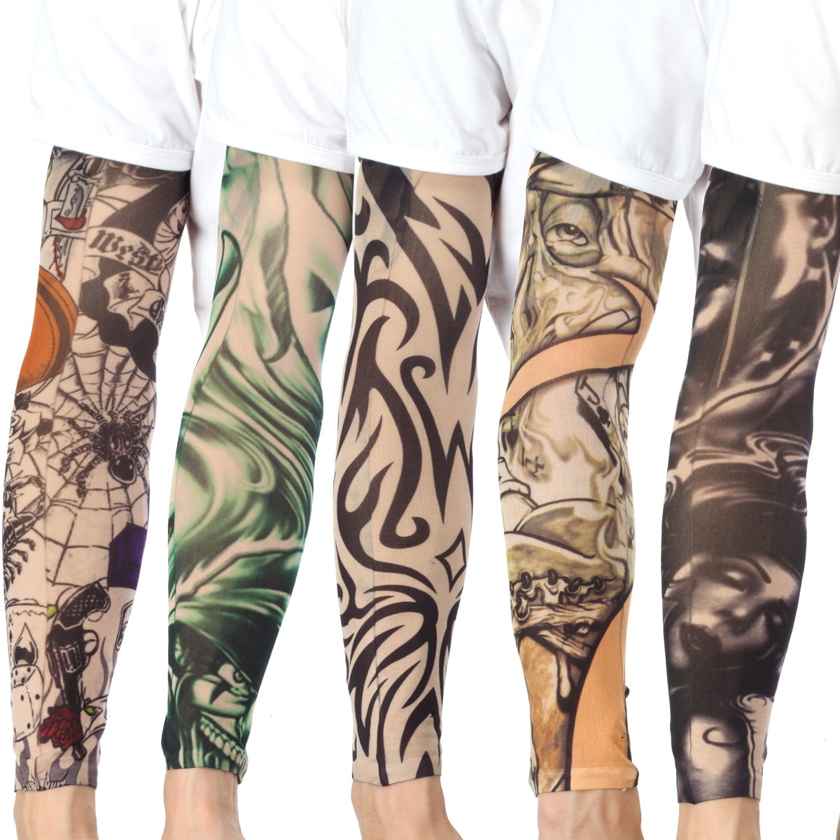 Akstore tattoo sleeve dragons design for cosplay and outdoor protection