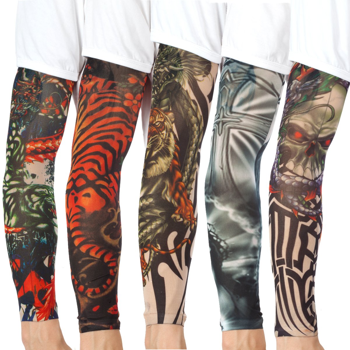 Akstore tattoo sleeve figure design for playful style and easy slip on