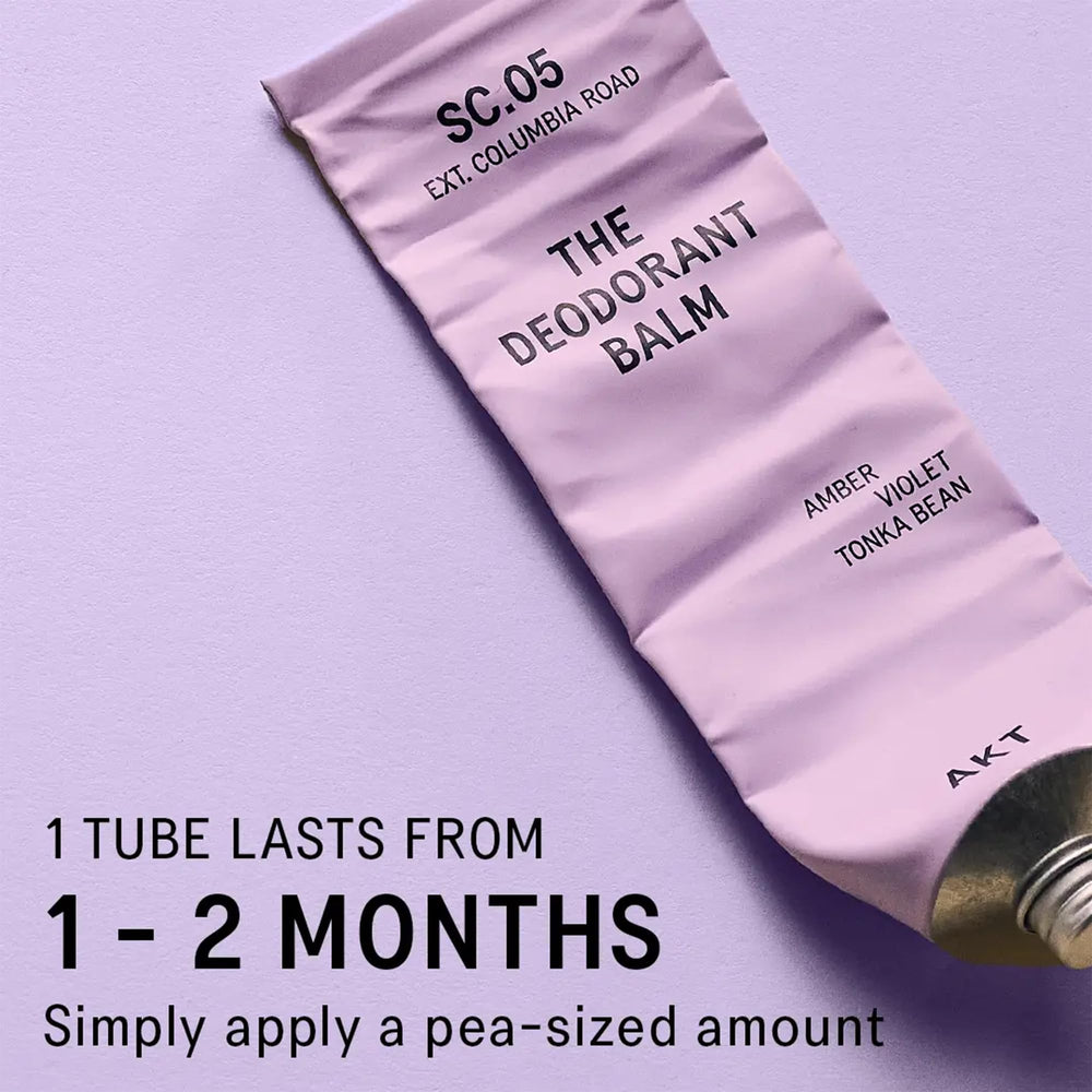 AKT Deodorant Balm close-up texture reveals creamy absorption without residue