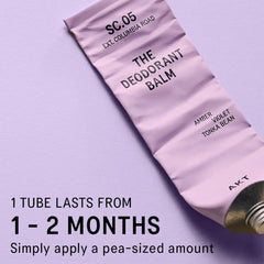 AKT Deodorant Balm close-up texture reveals creamy absorption without residue