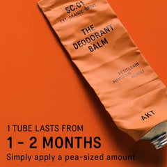 AKT Deodorant Balm on stage use illustrating long wear