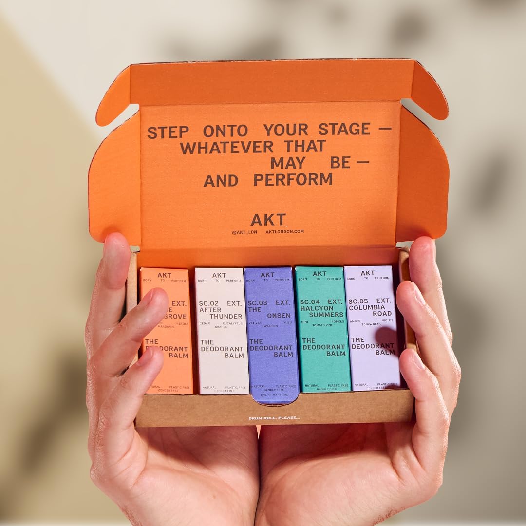 AKT balm application on palm shows precise sizing for targeted use.