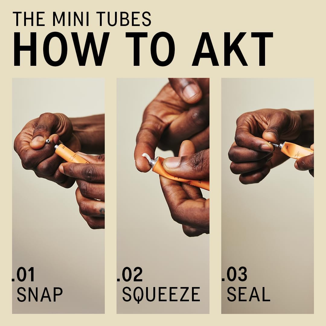 AKT plastic-free packaging and recyclable cap support sustainable routines.