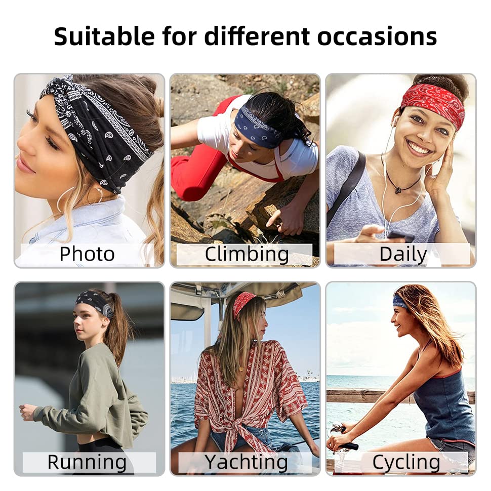 AKTVSHOW daily-use headband keeps hair away from face and sweat