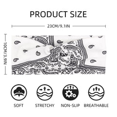 AKTVSHOW elastic headband, 21 inches, comfortable stretch