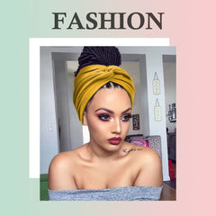 AKTVSHOW turbante ancho para cabello, cómodo y seguro durante el entrenamiento