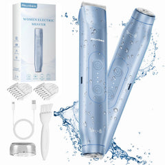 Akunbem bikini trimmer dual-head for face and body grooming.