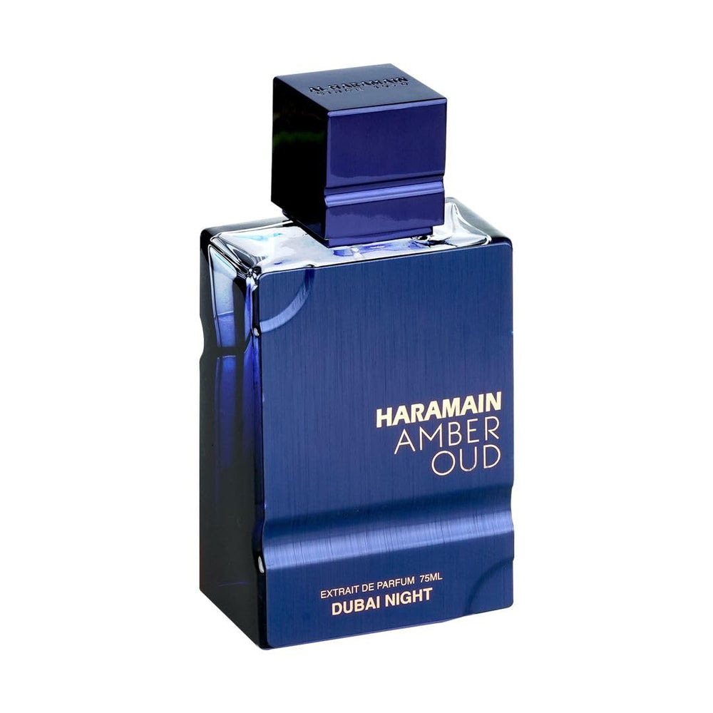 Al Haramain Amber Oud Dubai Night packaging box, ideal for gifting