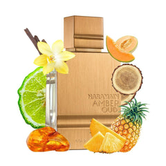 Al Haramain Amber Oud Gold Edition packaging box captivates with luxury presentation.