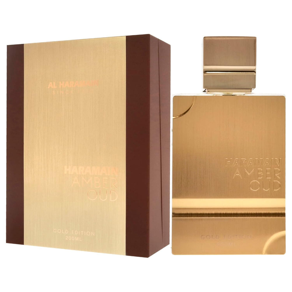 Elegant packaging reflects the fragrance's refined amber vanilla vibe.